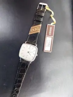 未使用 80s CITIZEN DUKE クォーツ 電池交換済 日本製 腕時計 希少 未使用 80s CITIZEN DUKE QZ 電池交換済 日本製 腕時計
