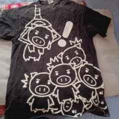 豚キャラクターTシャツ