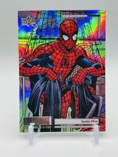 2023 UD Marvel Avengersレインボーフォイル スパイダーマン