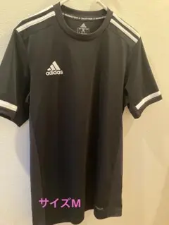 adidas サッカー　レフェリー　シャツ Mサイズ 黒
