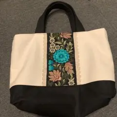 インド刺繍トート トートバッグ