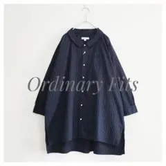 新品タグ付き Ordinary Fits BARBER SHIRTS ネイビー