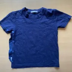KIRARERU 半袖Tシャツ ネイビー 右腕骨折用 110cm