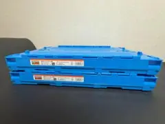 薄型折りたたみコンテナ 40L 2個セット TR-C40B-TM 収納ボックス
