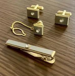 ネクタイピン カフスボタンセット