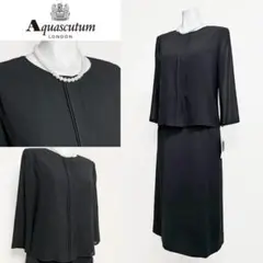 ◎当日発送可能【新品タグ付】アクアスキュータム 　高級礼服　ワンピース∥