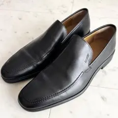 美品 BALLY バリー レザー スリッポン ローファー 黒