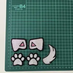うちわデコストーン犬
