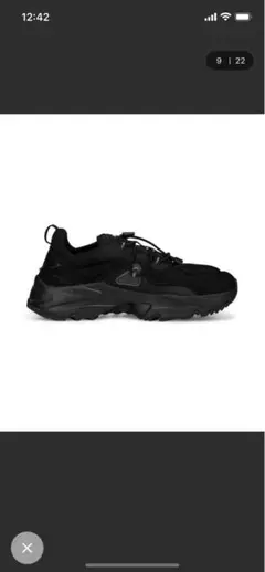 PUMA ブラック スニーカー 27.5