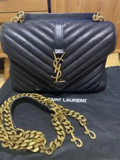 サンローラン SAINT LAURENT チェーンショルダーバッグ カレッジ