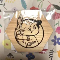 カープ坊や　木製コースター