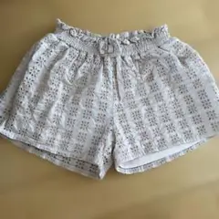 透かしデザインへショートパンツ 120