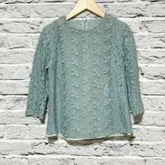 美品✨JILL STUART【ジルスチュアート】総レース 7分袖ブラウス 【Ｓ】