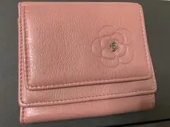 シャネル カメリア 折り財布