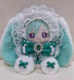 おすわり♥ぬい服 着ぐるみ♥12.5cm♥ちびぐるみ♥いつぬい♥垂れ耳♥X83