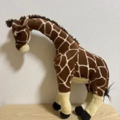美品 キリン リアル ぬいぐるみ 動物園 お土産