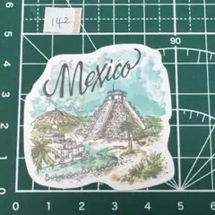 メキシコ・ピラミッド風景ステッカー｜マヤ文明に想いを馳せる防水シール