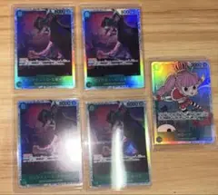 ペローナ＆ミホークセット　SR 師弟の絆　ワンピースカード