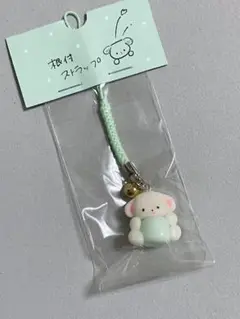 ぬぅちゃん 根付ストラップ ひつじ 羊 ハンドメイド