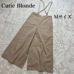 Cutie Blonde サロペット ベージュ コットン Mサイズ