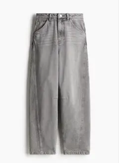H&M バレルレッグジーンズ　34