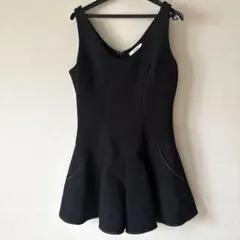 SNIDEL スナイデル　ワンピース　キュロットワンピース　黒　Sサイズ