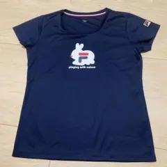 FILA ネイビー Tシャツ Mサイズ