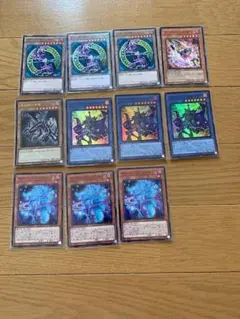 遊戯王　ブラックマジシャン　初期絵　イリュージョンオブカオス　真紅眼など　11枚