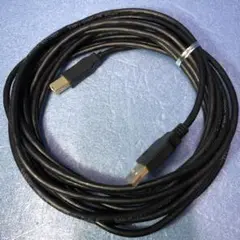 長いプリンターケーブル 5m A-B タイプ USB2.0対応 USBケーブル