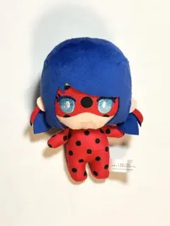 ミラキュラス　レディバグ＆シャノワール　デフォルメぬいぐるみ　レディバグ