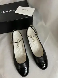 シャネル バレエシューズ フラットシューズ 39