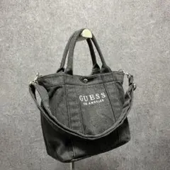 GUESS グレー 2way トートバッグ