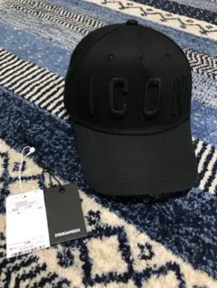 DSQUARED2(ディースクエアード)ICONキャップ 黒