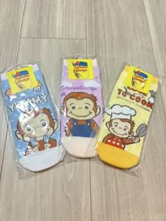 おさるのジョージ ソックス 3足セット