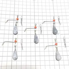 ハゼ 天秤 5個セット キス オモリ ハゼ釣り サルカン 片テンビン ちょい投げ