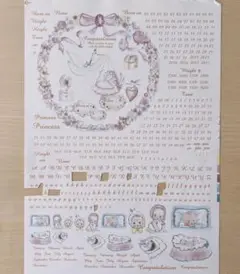 ポーセラーツ　転写紙