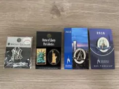 【正規品】アメリカ・ニューヨークのピンバッジ5点セット