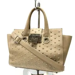 JIMMY CHOO スタッズ 2wayバッグ 3966