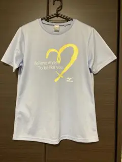 Mizuno 半袖Tシャツ ライトブルーＬ