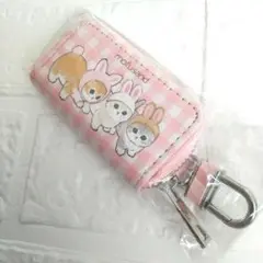 モフサンドキーケース ピンク