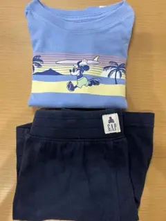 GAP ミッキー Tシャツとパンツセット