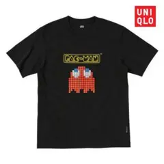新品★ユニクロ　パックマン　グラフィックTシャツ　黒　XL