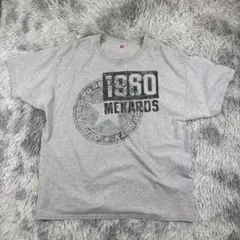 90s Hanes Tagless MENARDSTシャツ/USA古着/グレー