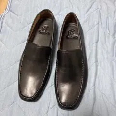 ブラックレザー ローファー　27センチ