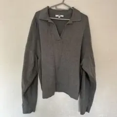 UNIQLO スムースコットンリラックスポロセーター XXL