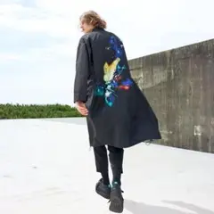 SISE / BACK PRINT LONG COAT