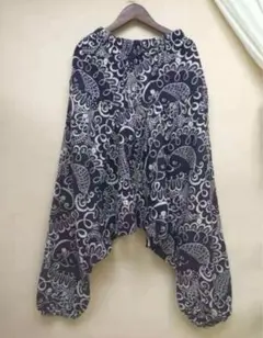 アラジンパンツ　エスニック　ダンス　ヨガパンツ　男女兼用