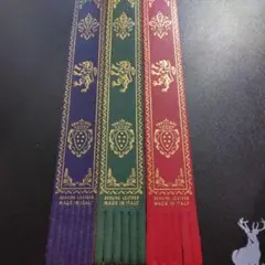 本革しおり 3色セット イタリア製
