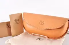未使用　IL BISONTE イルビゾンテ　本革 眼鏡ケース　ヌメ革
