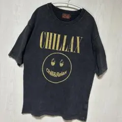 CHILLAX チラックス パロディ オマージュ Tシャツ ビッグシルエット M
